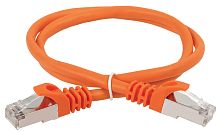 ITK Коммутационный шнур (патч-корд) кат.5E FTP PVC 15м оранжевый | код PC07-C5EF-15M | IEK